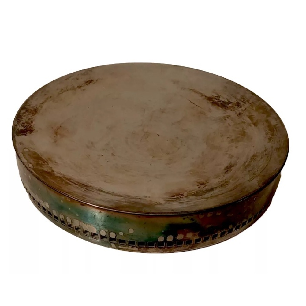 Swid Powell by Richard Meier Silver Plate Sweet Candy Round Trinket Dish